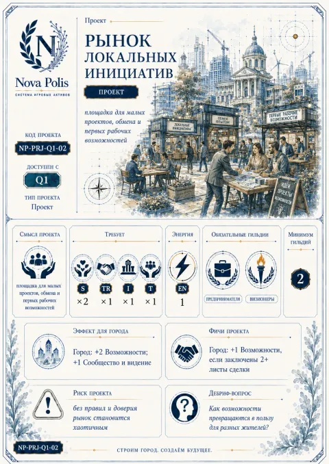 Карточка проекта Nova Polis